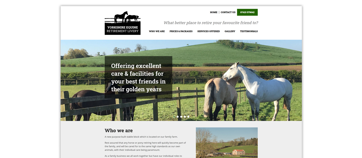 Yorkshire Equine Retirement Livery