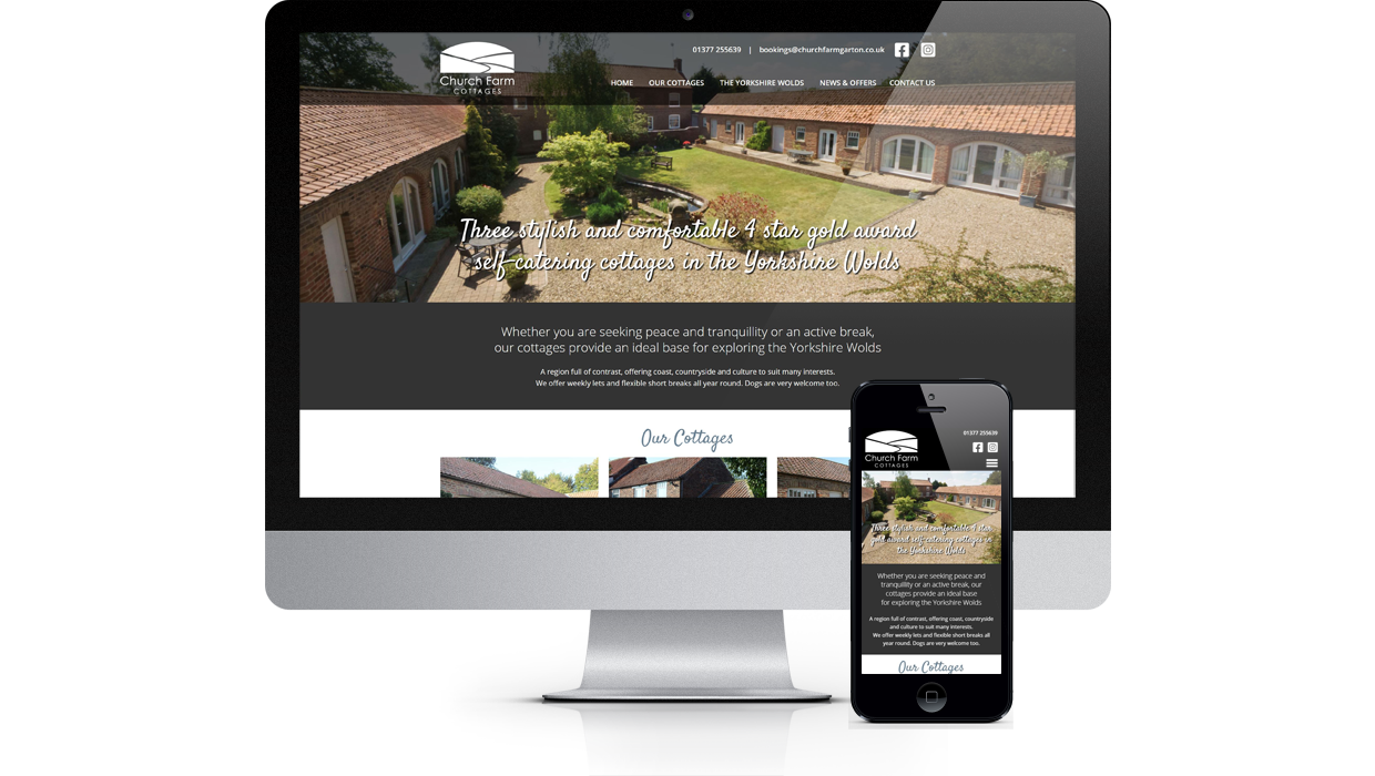 Church Farm Cottages - Three stylish and comfortable 4 star gold award self-catering cottages